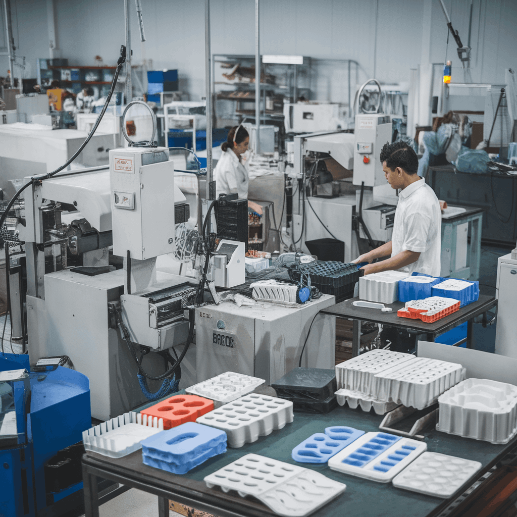 Medical component holders and trays